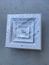 Hart & Cooley 50740 6 x 6 inch 4-Way Square Ceiling Diffuser - A504OB Series