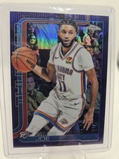 2025 Topps Isaiah Joe #121 Purple /75 SSP Refractor OKC Thunder