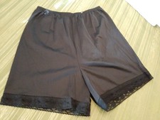 Slip Shorts Pettipants Knickers Vanity Fair Nylon M Black