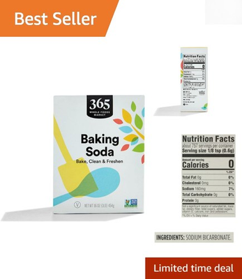 #ad 16 Ounce Baking Soda No Artificial Ingredients for Healthy Living $1.99