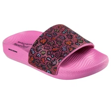 Woman Skechers Snoop Dogg Low Slider - Cheetalicious 186090 Pink/Multi Brand New