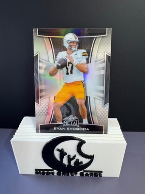 Evan Svoboda (RC | #/149 Silver Prismatic) -- 2025 Leaf Metal   #60 Wyoming