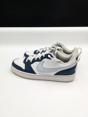 Nike Court Borough Low 2 SE GS 'White Valerian Blue - BQ5448-121 - 7Y
