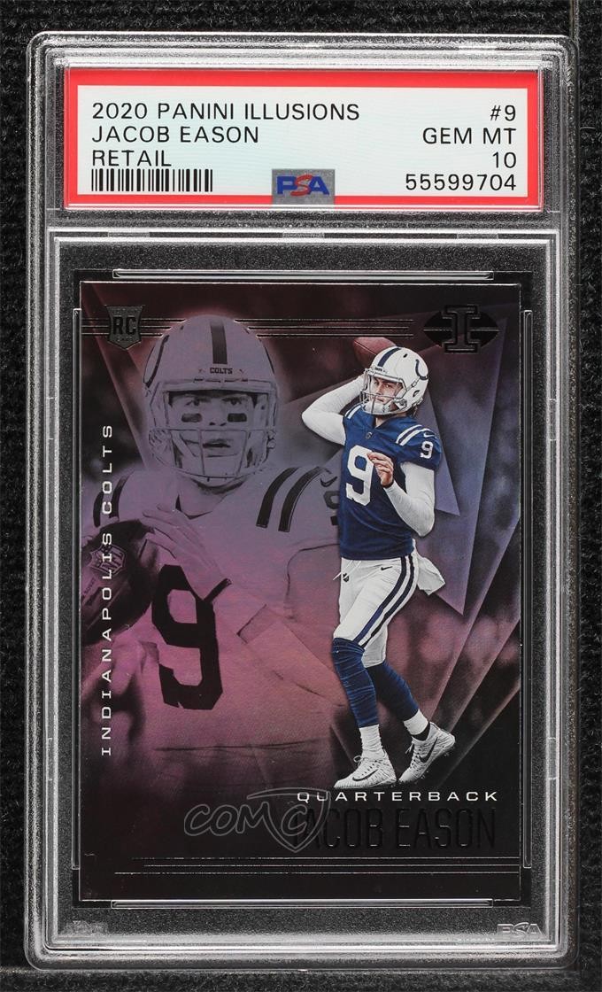 2020 Panini Illusions Retail Jacob Eason #9 Rookie RC 00jx