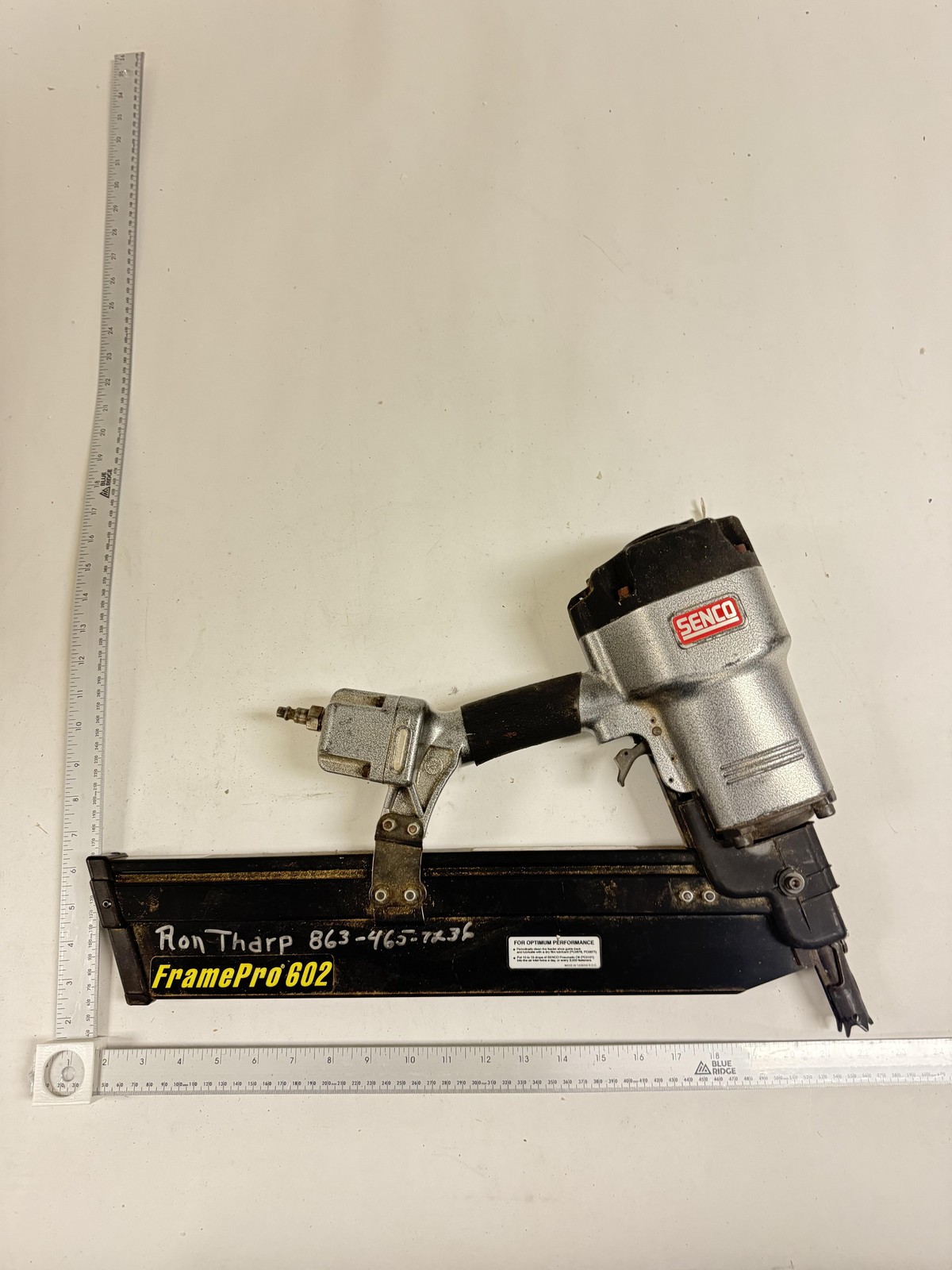 Senco FramePro 602 Framing Nailer Pneumatic Air Nail Gun 2-3.5 in Full ...