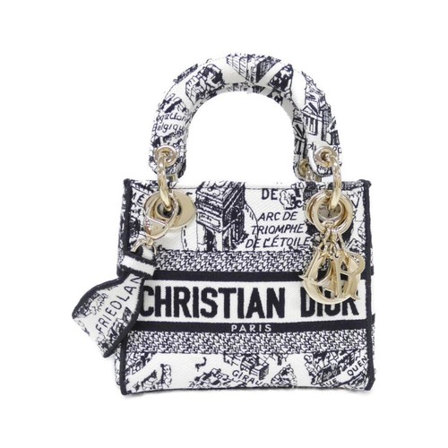 Christian Dior Plan de Paris Lady D-Lite Mini Embroidery Bag M0500 Women 99