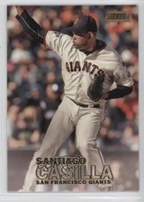 2016 Topps Stadium Club Gold Foil Santiago Casilla #34 1h5