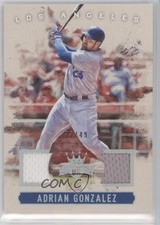 2017 Panini Diamond Kings DK Materials Holo Silver 22/49 Adrian Gonzalez 3g3