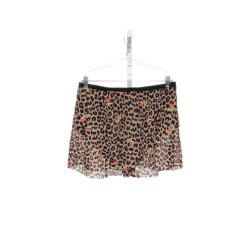 TORRID Brown Animal Print Swim Bottom - Size 2