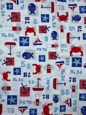 Barnegar Bay Beach Fabric by Laura Berringer ...