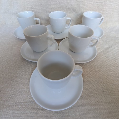 Habitat Tzaria Espressotasse und Untertasse weiß x 2 - Bild 2 von 16