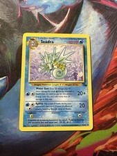 Seadra Fossil 42/62 Regular Unlimited Uncommon Pokémon TCG