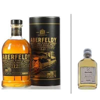 Whisky Sample Aberfeldy 12 Y Batch 2905 - 2019 Ex-Bourbon Cask, 40% , 10cl