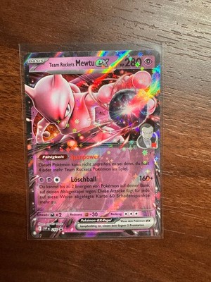 Team Rockets Mewtu ex SVP 216 Black Star Promo Pokemon Karte Deutsch Double Rare