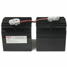 GTS UPS replacement battery for APC RBC55; designed for use with APC DLA2200, SU