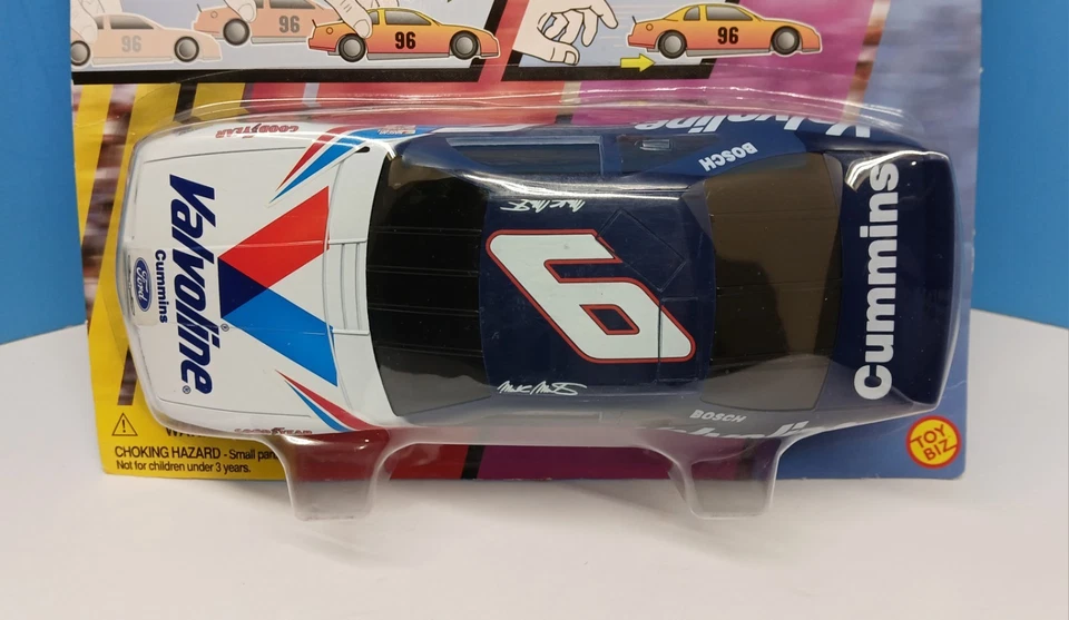 NASCAR Mark Martin Valvoline Friction Racer escala 1/24 Toy Biz Foto 2 de 4