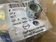 GENUINE VAUXHALL AGILA A B    FRONT SHOCK ABSORBER FIXING M12 NUT     9217111