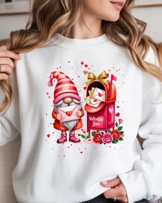 Coquette Valentine Love Script Pink Aesthetic Sweatshirt