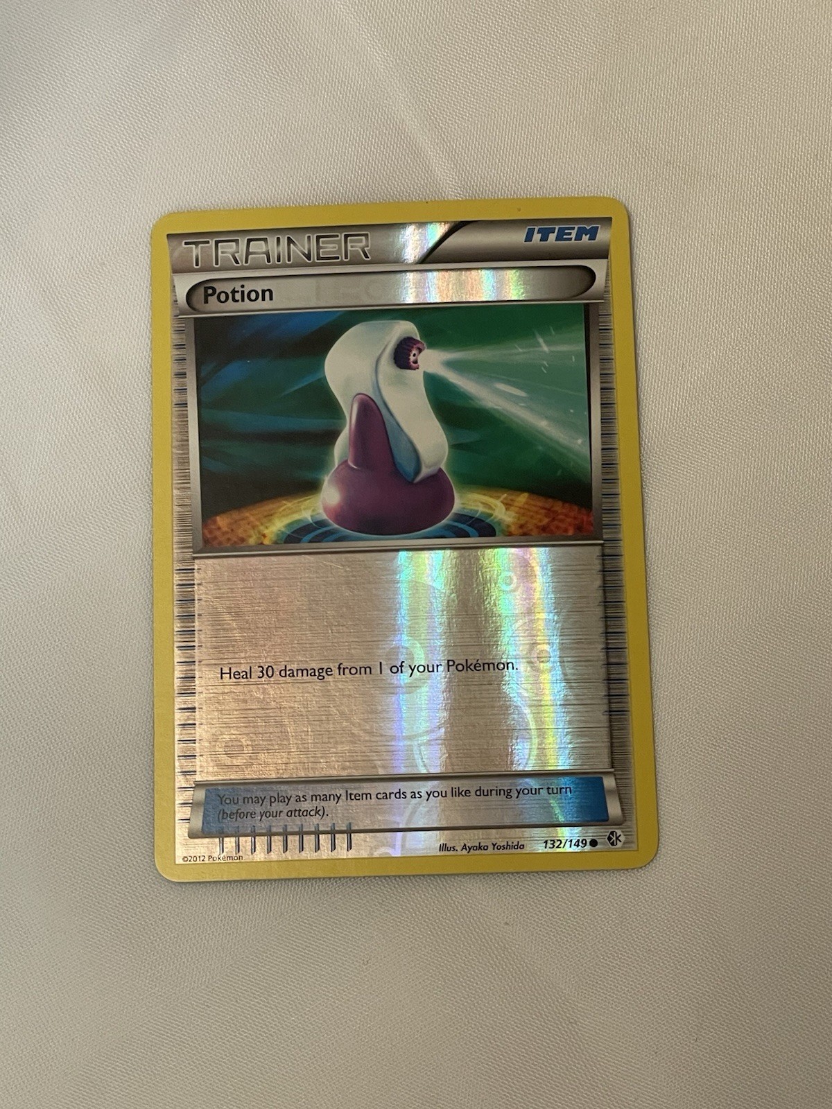 2011 Black & White Base Set 100/114 Potion Reverse Holo