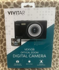 Vivitar VEXV28 48MP Digital Camera Optical Zoom HD Video Flash Black New 99