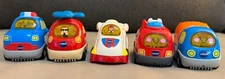 Vtech Go Go Smart Wheels Lot Of 5 Fire Police Helicopter Race Car Truck