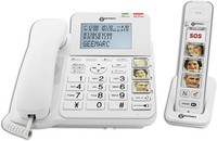 Geemarc AmpliDECT 295 Combi Amplified Corded and Cordless Telephone White (New)