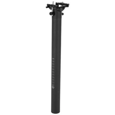 Tige De Selle De Vélo Ultra Légère En Fibre De Carbone Noir Mat 1 Pc 34.9X450Mm - Photo 1/4