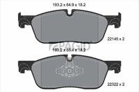Bremsbelagsatz BremsklöTze FüR Jaguar F-Pace X761 X761_ XE Ja_ X760 XF X260