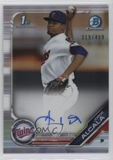 2019 Bowman Chrome Prospects Refractor 319/499 Jorge Alcala #CPA-JA Auto 06n3