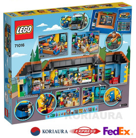 Lego 71016 The Simpsons The Kwik-E-Mart 2179pcs FedEx Expedited Shipping Sealed