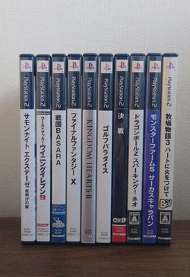 PlayStation 2 Games 10 Titles NTSC-J PS2 RANDOM TEN GAMES Air International Ship - Image 1 of 4