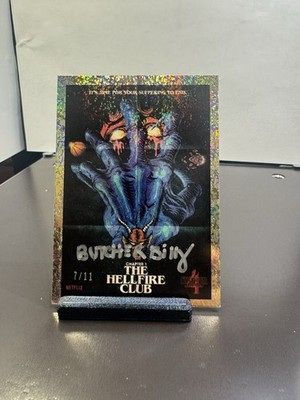 2022 Zerocool x Stranger Things The Hellfire Club BB-1  /11 Butcher Billy Auto