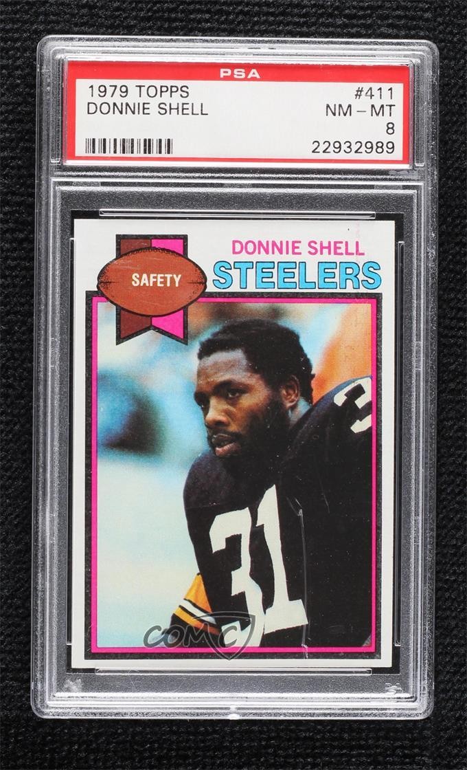 1979 Topps Donnie Shell #411 PSA 8 Rookie RC HOF