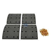 Bremsbelagsatz Trommel Hinten 19 Mm 178 Mm DT Spare Parts FüR U.A. Scania 4