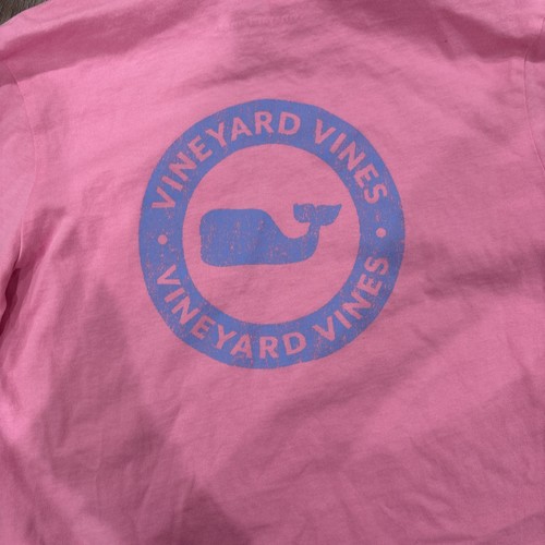 Vineyard Vines Hooded Tshirt Girls Pink Long Sleeve Excellent - Picture 4 of 5