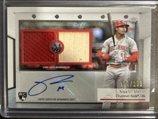 2024 Topps Museum Collection Signature Swatches Dual Noelvi Marte /299