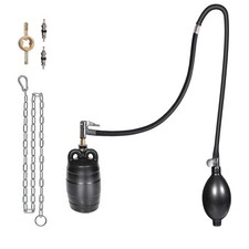 2 Inch Inflatable Pipe Plug Balloon Kit With Extension Hose And Pump For