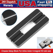 Chassis Setup Block For Wizzard Viper HO Slot Car Tool Aluminum Setup Block USA