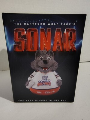 Hartford Wolf Pack Sonar Mascot Wobbler Figure Stadium Giveaway SGA - Brand New