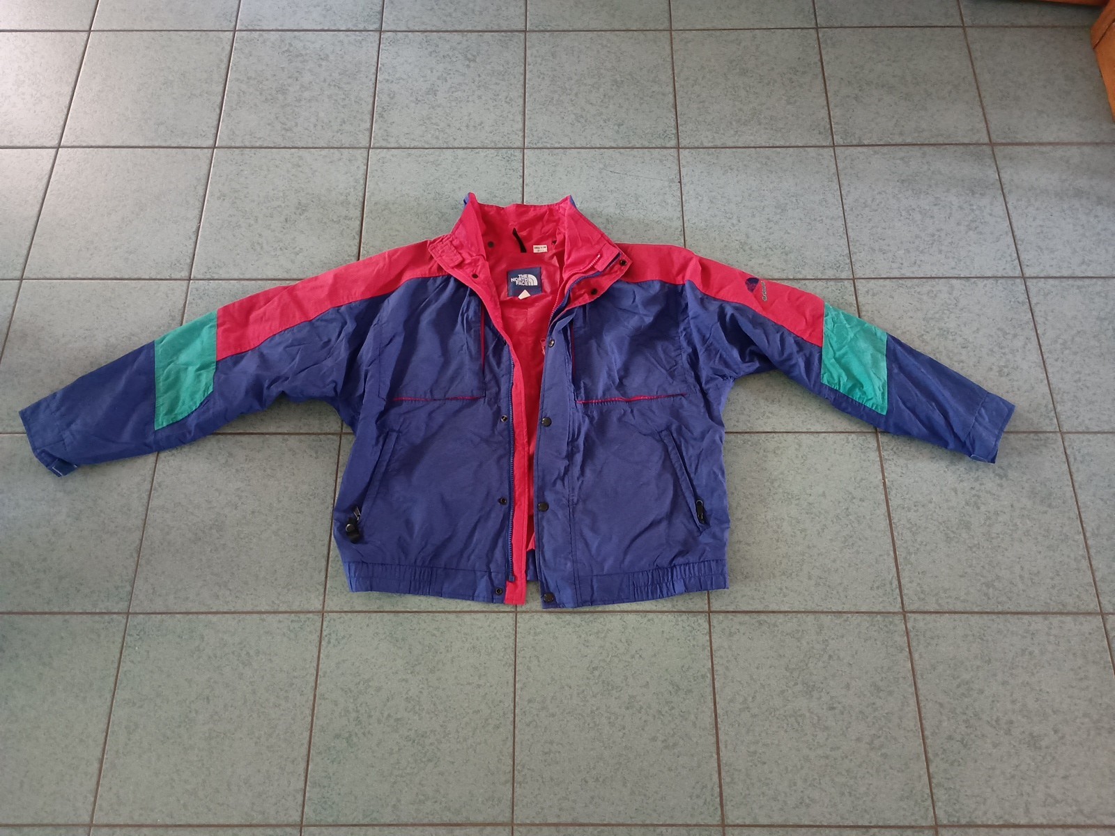 Vintage Colorful North Face Ski / Rain Jacket Size Large Mens / Unisex