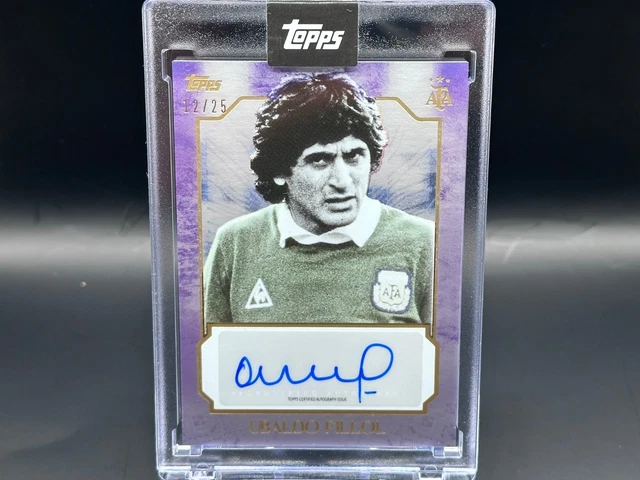 2025 Topps Leyendas Argentinas ~ Ubaldo Fillol Autogramm /25