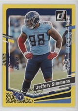 2023 Panini Donruss Press Proof Yellow Jeffery Simmons #286 00jz