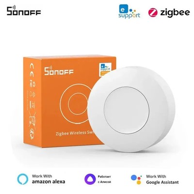 SONOFF SNZB-01P Zigbee Wireless Switch Button Smart Scene Switch Smart Home Voic