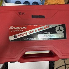 Snap-on Tools Tdtdm500a 76-piece Master Tap Die Set Wmissing Some Pieces Snap-on Tools Tdtdm500a 76-piece Master Tap Die Set Wmissing Some Pieces
