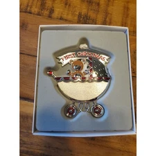 Things Remembered First Christmas Bay Carriage Engravable Ornament New in Box