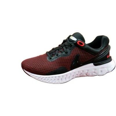 Nike REACT MILER 3 Sneaker Sport Laufschuhe Herren Junge black siren red Gr.38,5