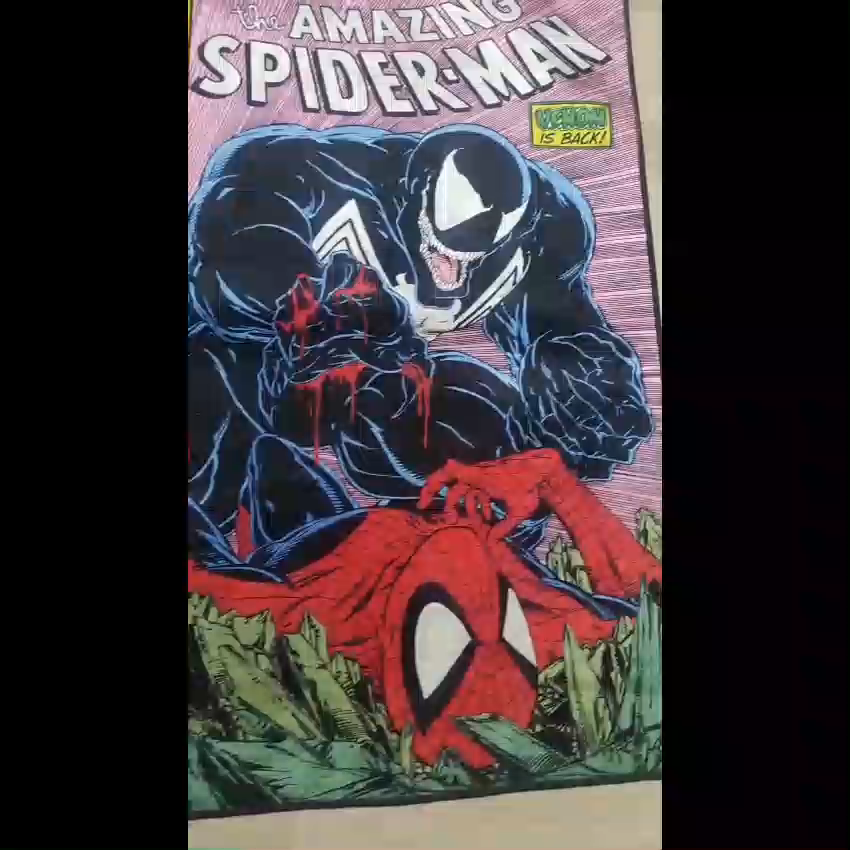 Spider-Man Rug, Venom Comic Rug, Marvel Superhero Rug, Gamer Room Decor ...