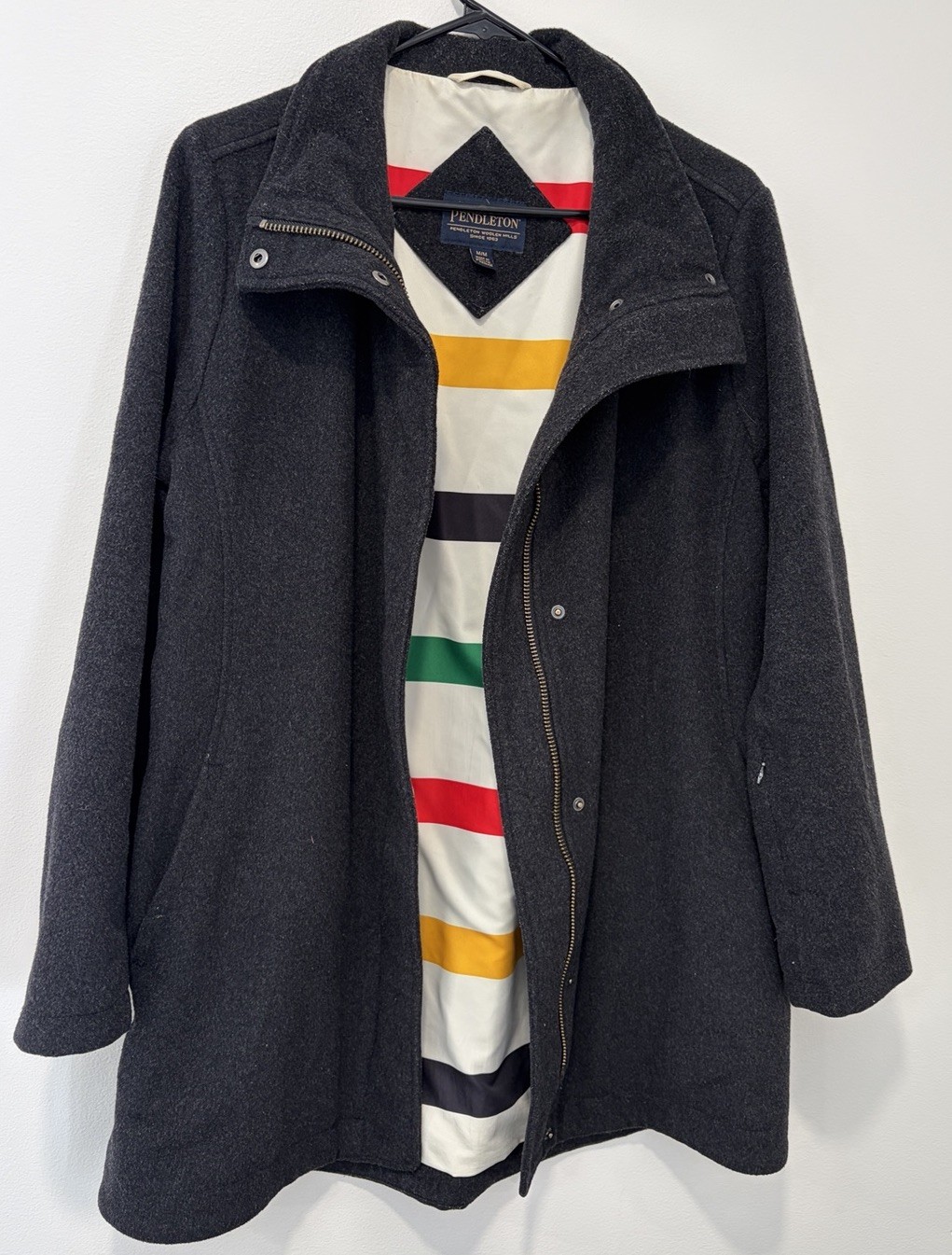 Pendleton Wool Blend Coat Woman’s Medium Campbell… - image 1