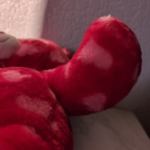 Build A Bear Valentine Hearts Soft Plush Toy 2015 Retired Pink Love Bear BAB - Picture 7 of 11