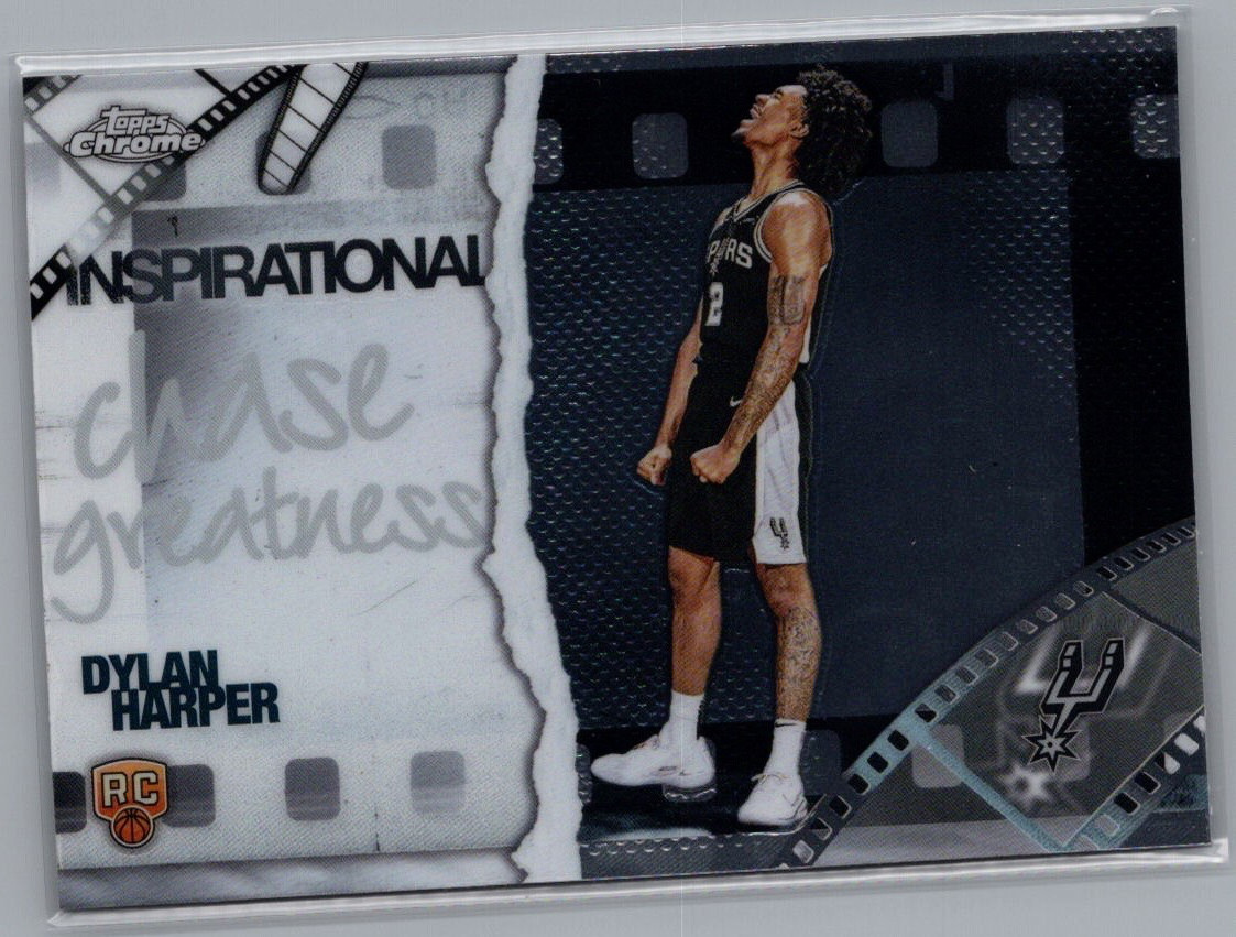 2025-26 Topps Chrome Basketball Dylan Harper RC Inspirational Insert